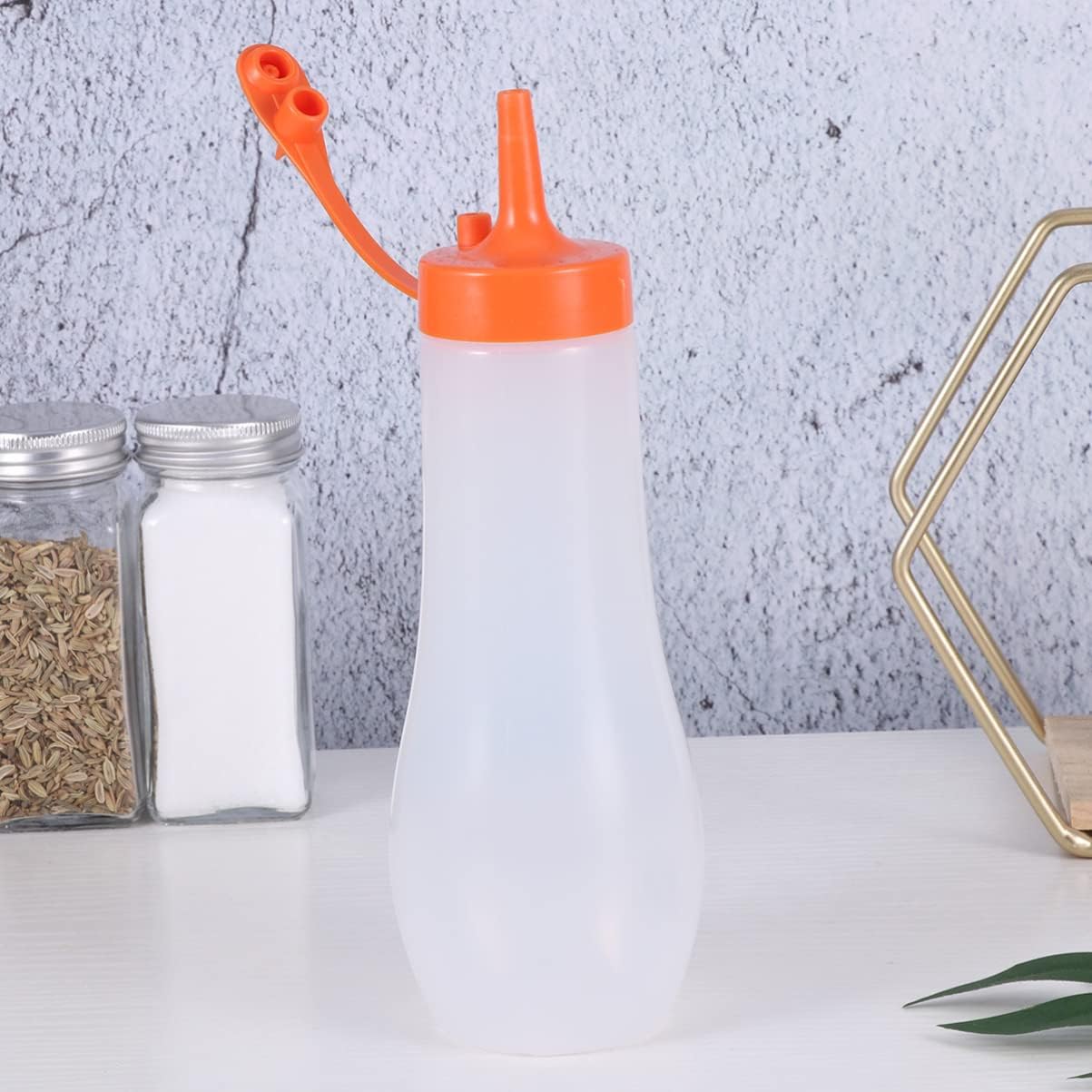 Ciieeo Salad Dressing Set with 3 Sizes Squeeze Bottles 1