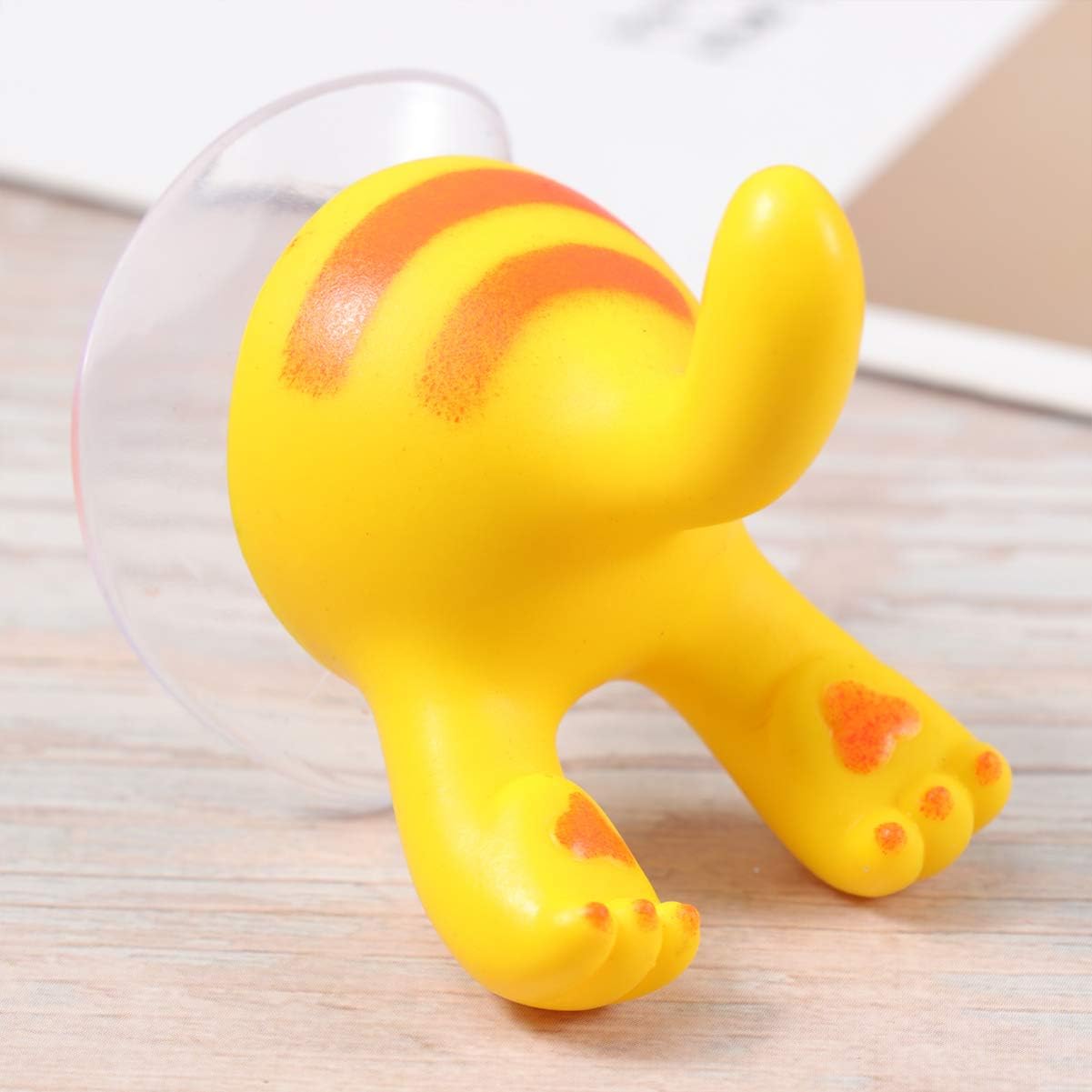 Zerodeko 6pcs Animal Tail Suction Cup Hooks for Bathroom