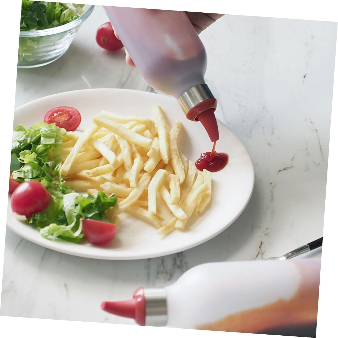 HOLIDYOYO 3pcs Condiment Bottle Set