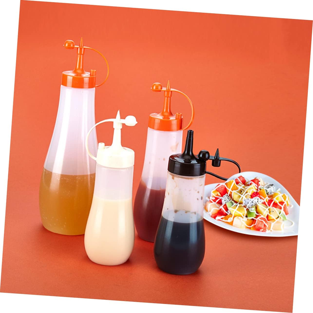 Alipis 3 Pack Condiment Squeeze Bottles