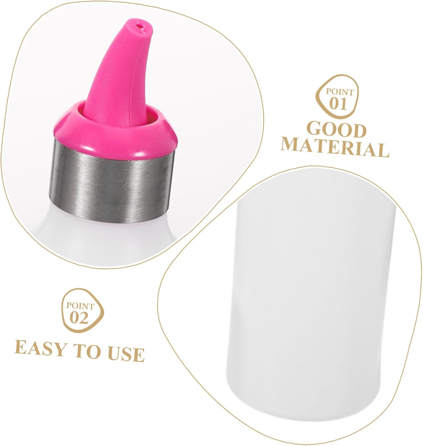 Reusable Condiment Squeeze Bottle with Secure Cap