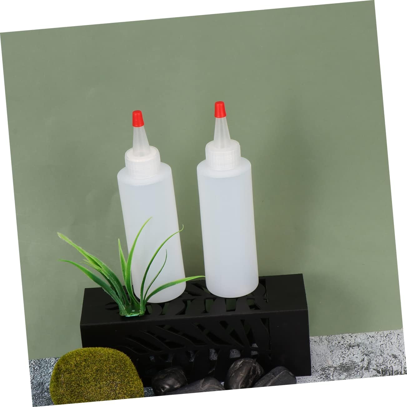 CIYODO 120ml Ketchup Mustard Squeeze Bottles Set of 20