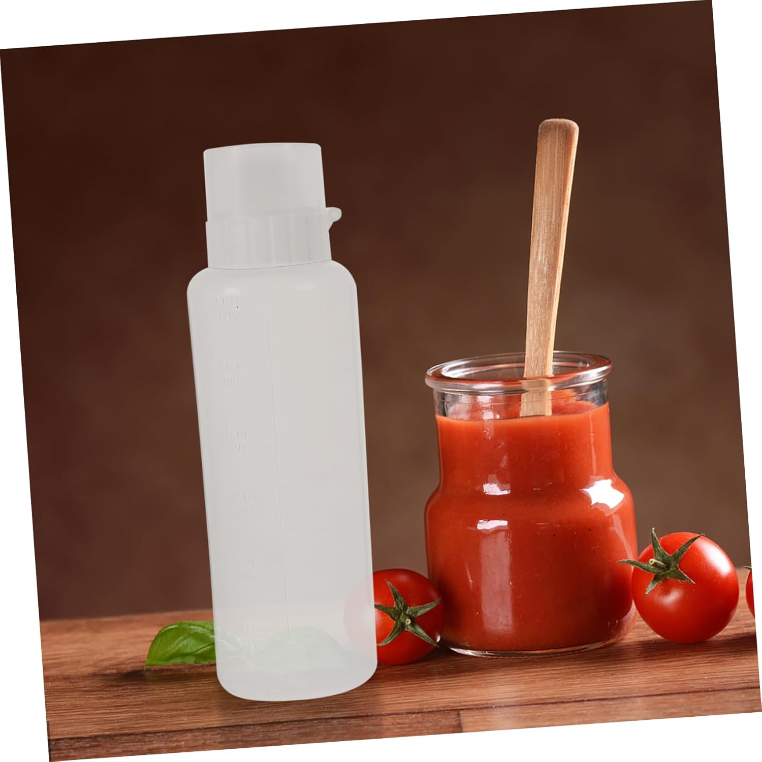 2pcs Squeeze Bottles for Ketchup Mustard Salad Dressings 350ml and 175ml