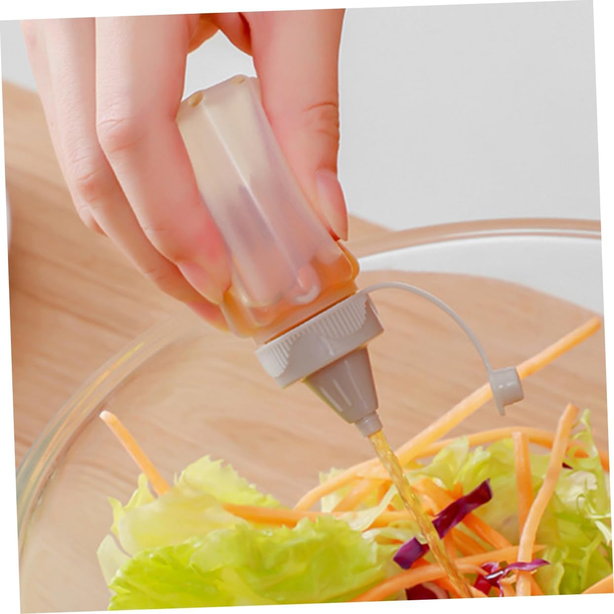 CIYODO 12pcs Reusable Condiment Squeeze Bottles Set