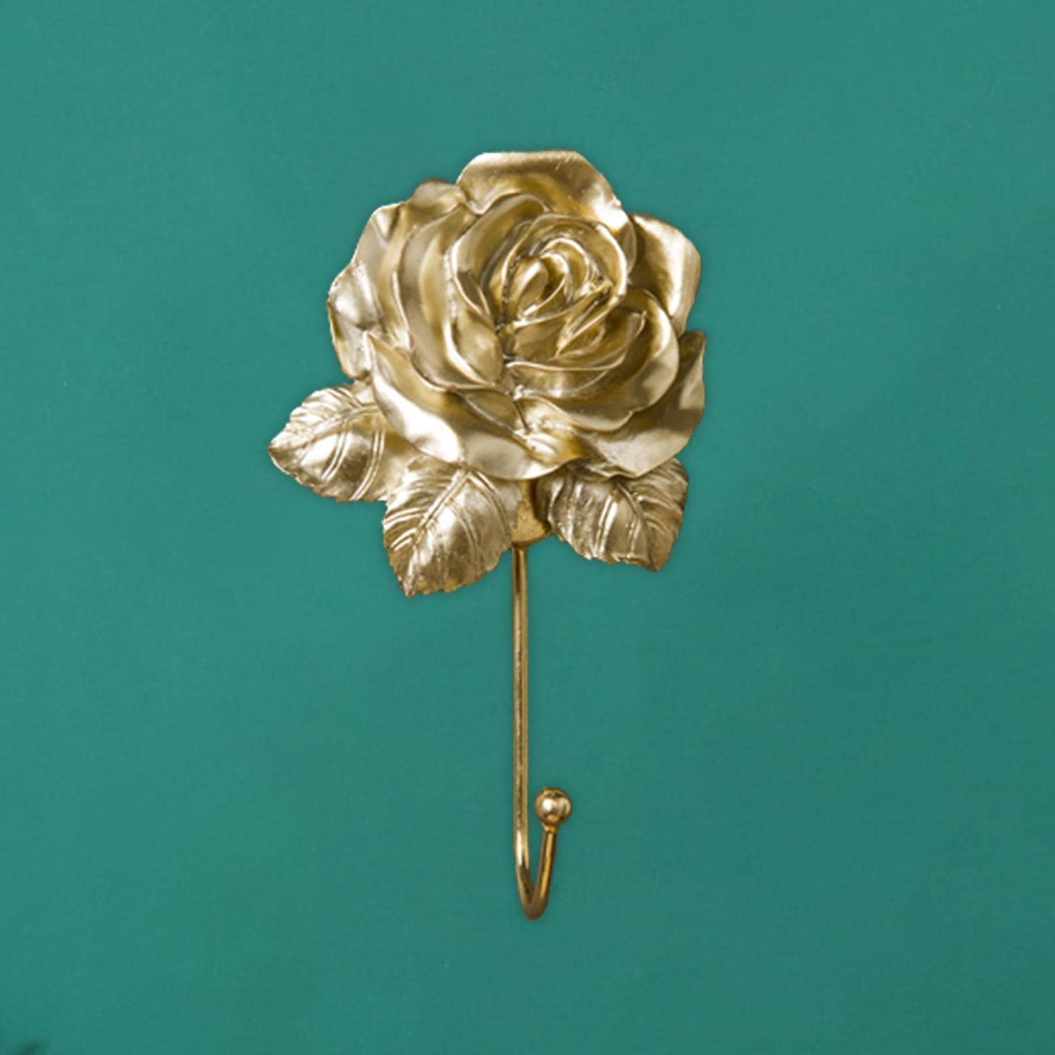 Rose Hook Key Holder for Bag and Coat Gold