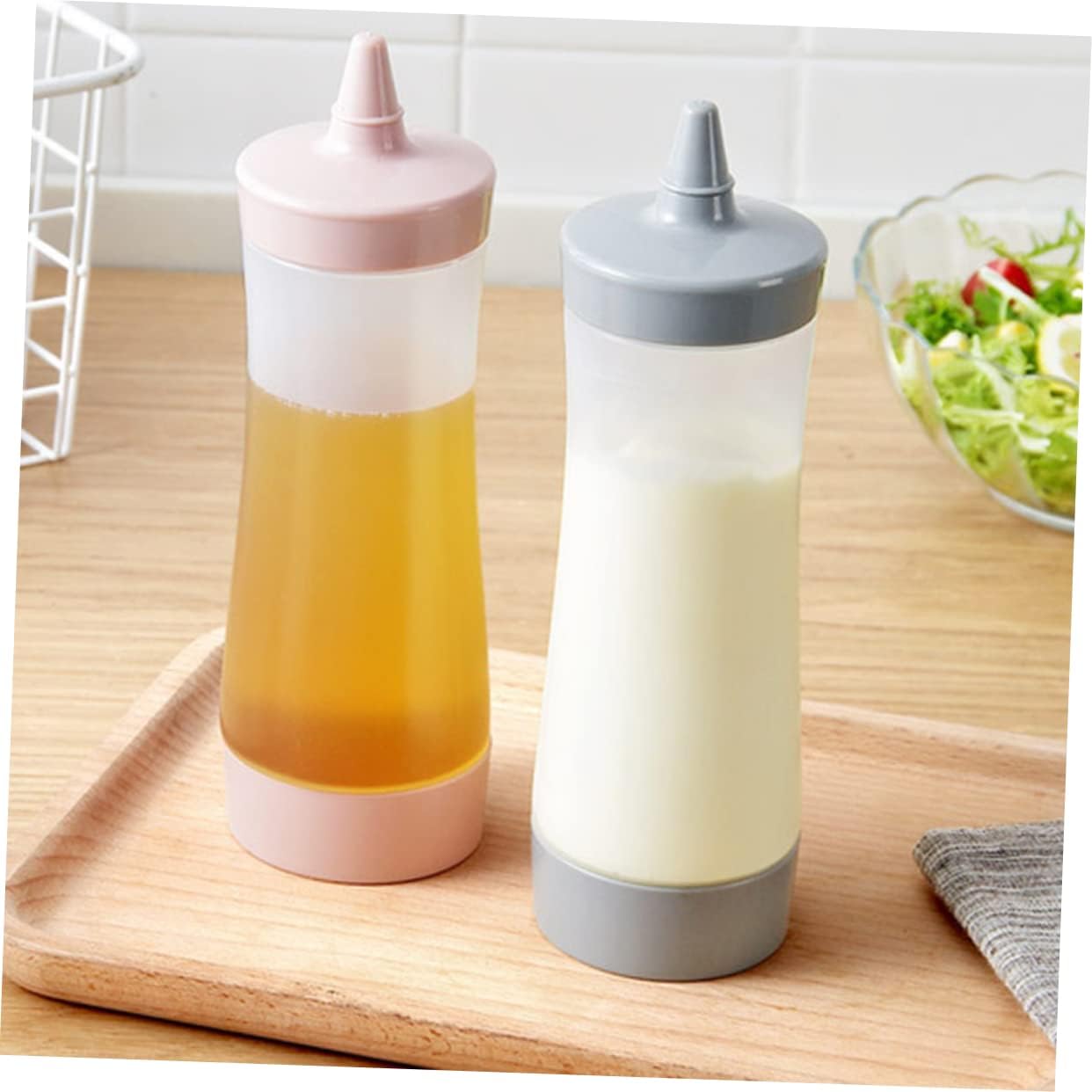 Collbath Ketchup Squeeze Bottle with Removable Head
