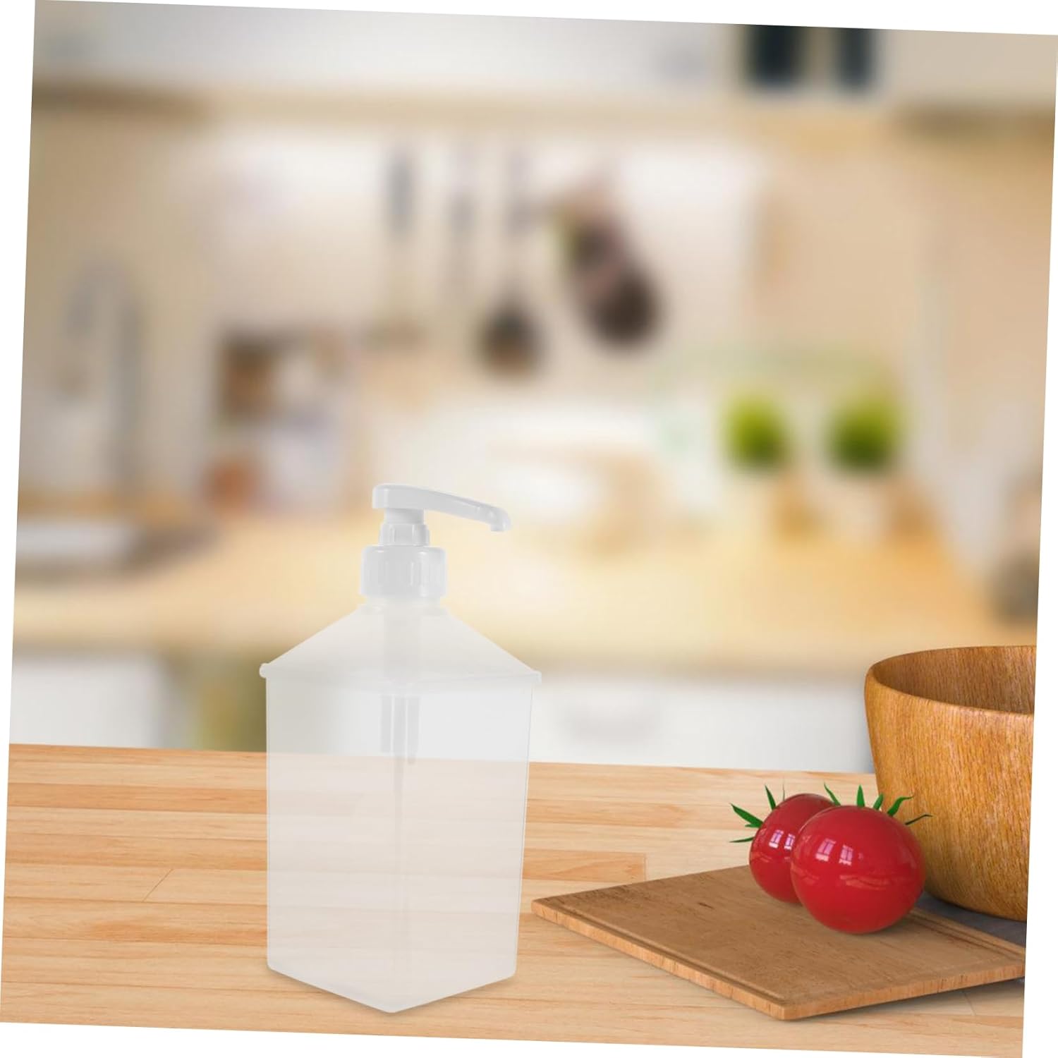 Plastic Bottle Juice Storage with Syrup Pump 1100ml