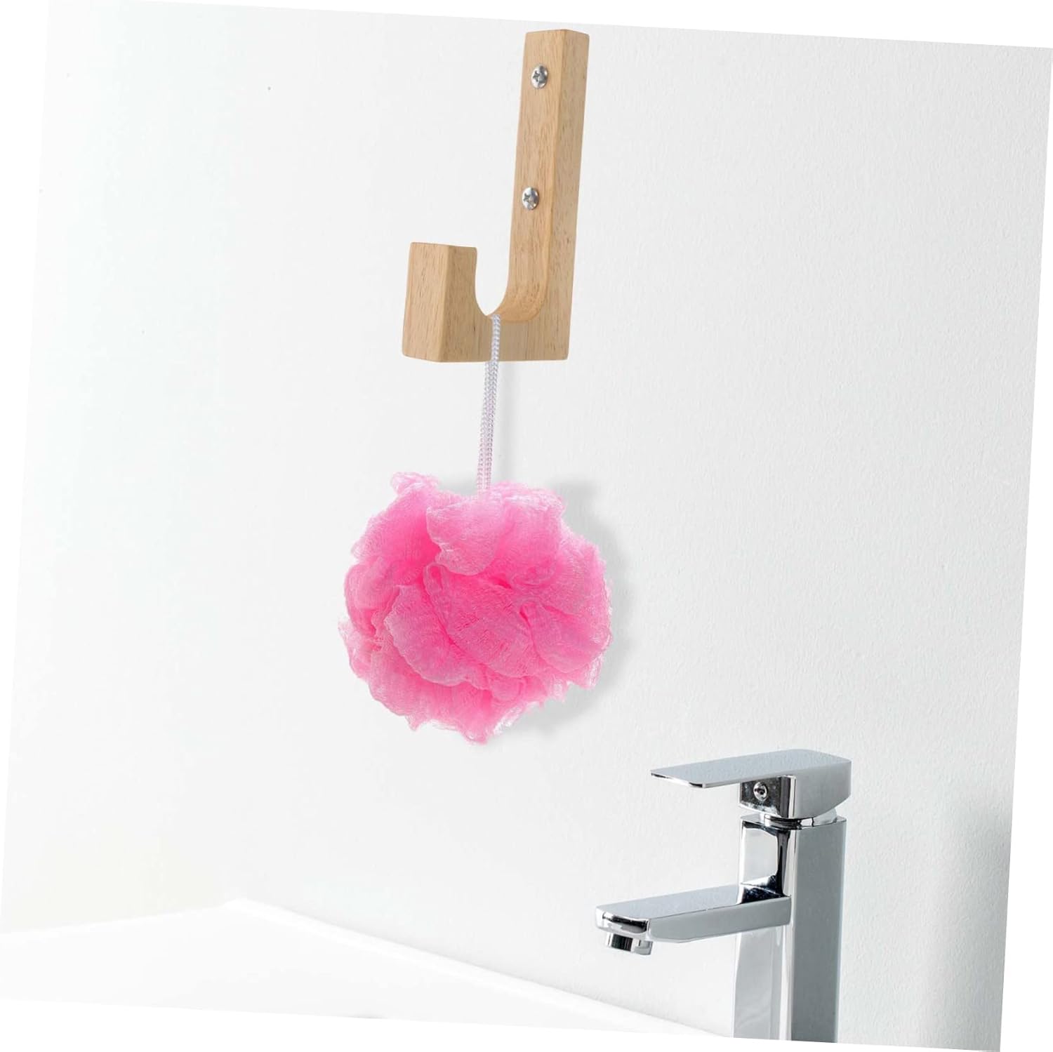 IMIKEYA 2PCS Wooden Wall Hooks for Coat and Towel