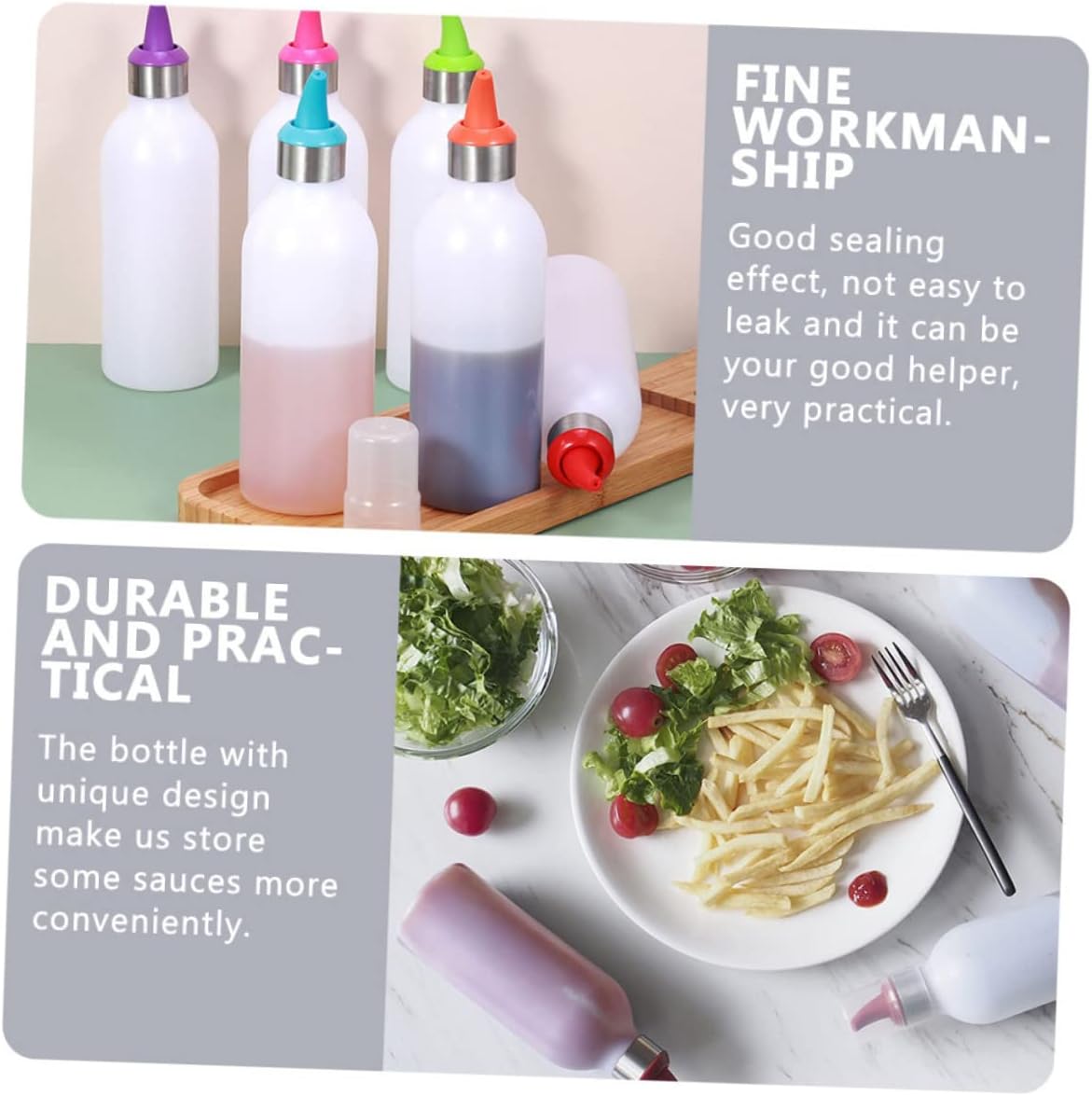 450ML Red Icing Squeeze Bottle for Kitchen