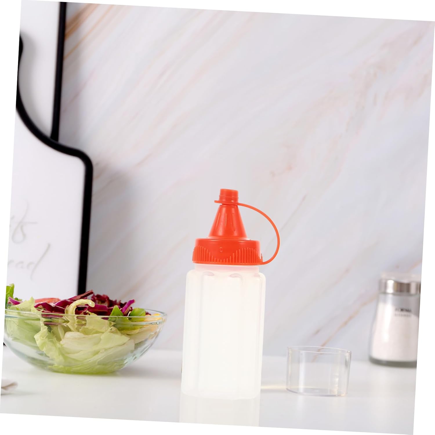 GRIRIW 12PC Condiment Squeeze Set with Airtight Lids