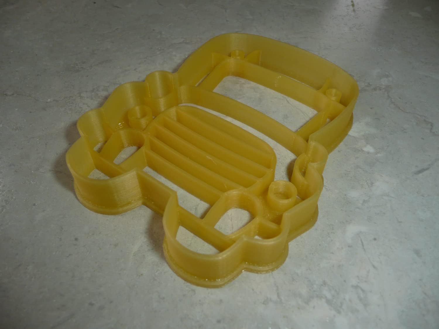 School Bus Cookie Cutter - Detailed Cartoon Design