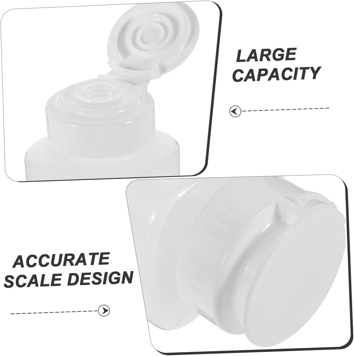CIYODO 300ML Reusable Oil Dispenser Squeeze Bottle with Measurement Scale