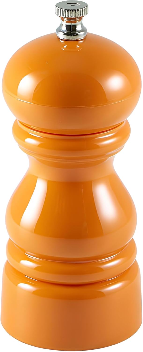 Genware Orange Salt or Pepper Grinder 127cm Single