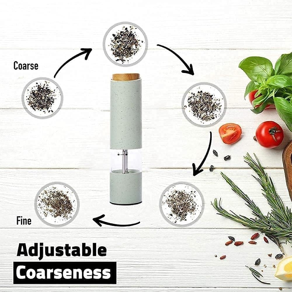 KAABETO Salt and Pepper Grinder Set 2pcs Blue