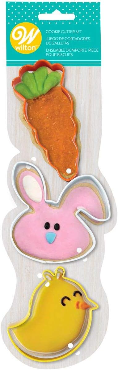 Wilton Whimsical Easter Cookie Cutter Set 3Pkg
