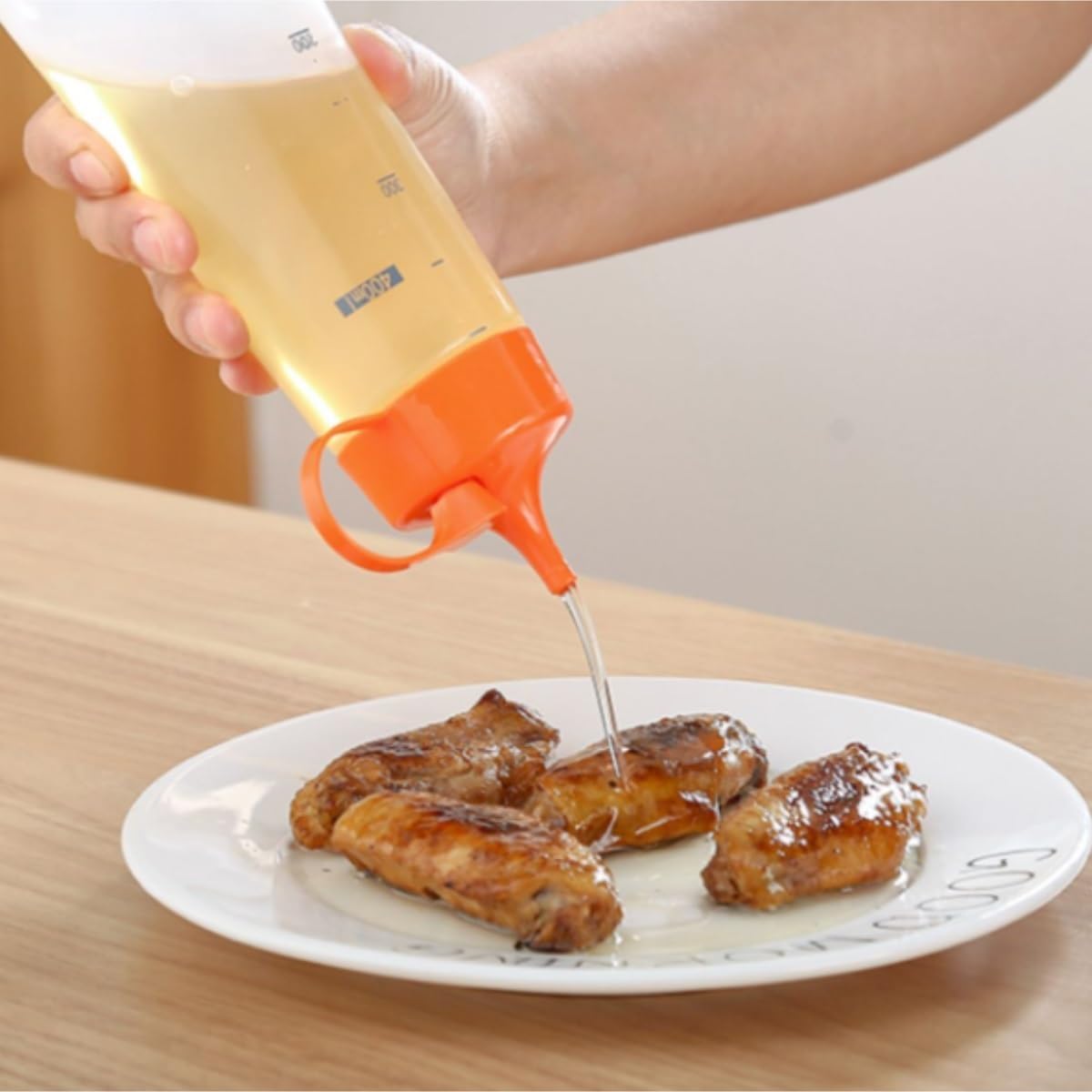 Kleye 5-Piece Condiment Squeeze Bottles Set