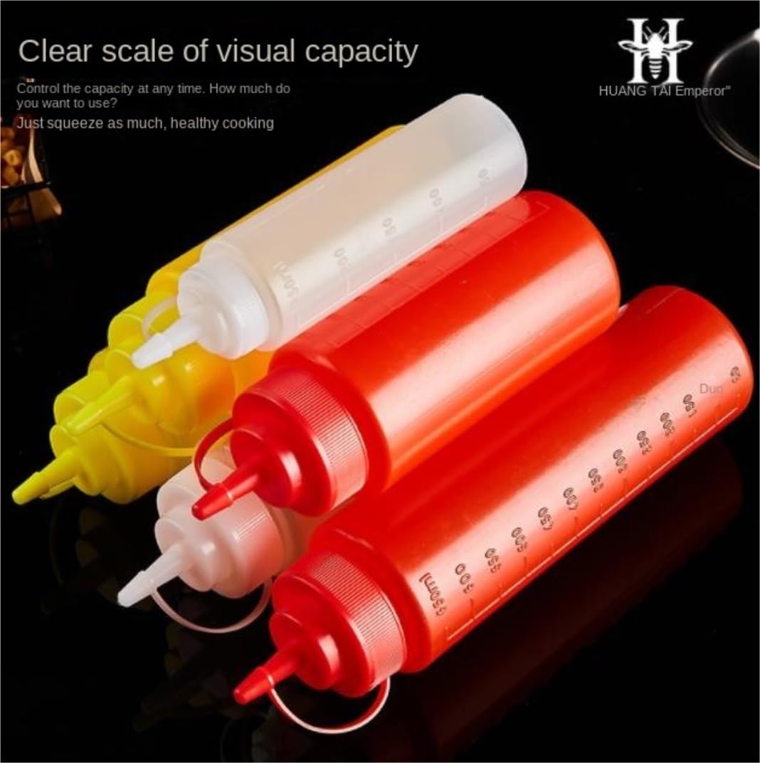 KLEYE Yellow 450ml Condiment Squeeze Bottle