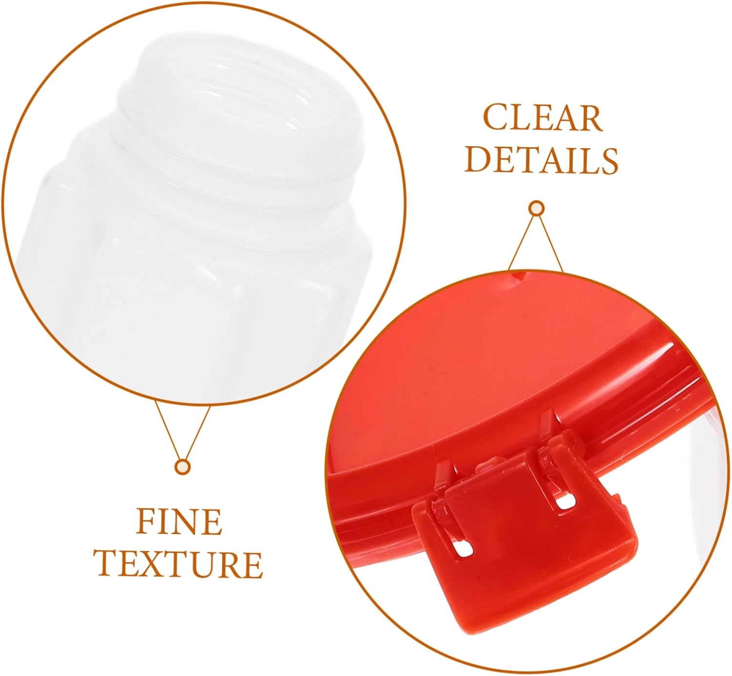 CIYODO Lightweight Condiment Squeeze Bottles Set