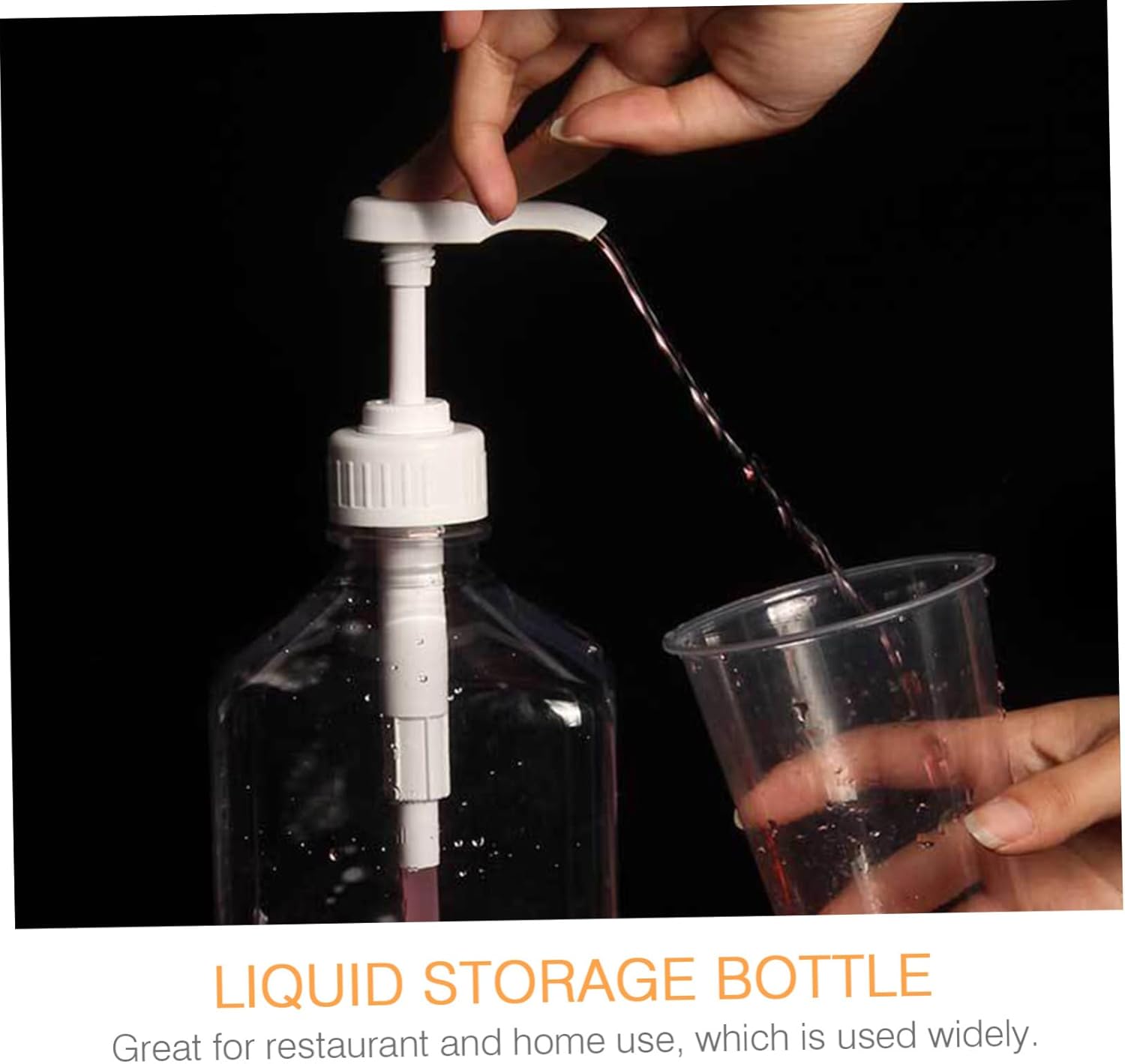CIYODO 1600ml Transparent Sugar Dispenser Squeeze Bottle