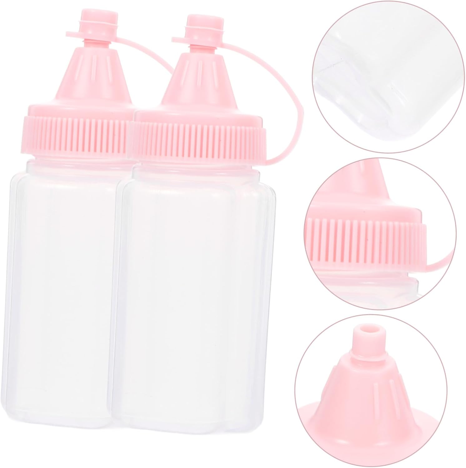 MAGICLULU 4pcs Reusable Condiment Squeeze Bottles 1