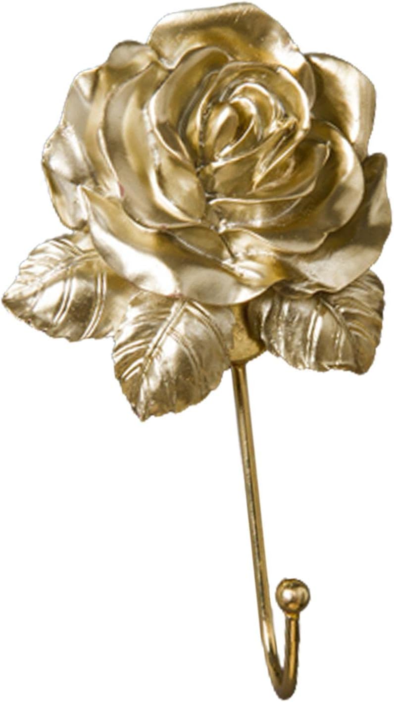Rose Hook Key Holder for Bag and Coat Gold