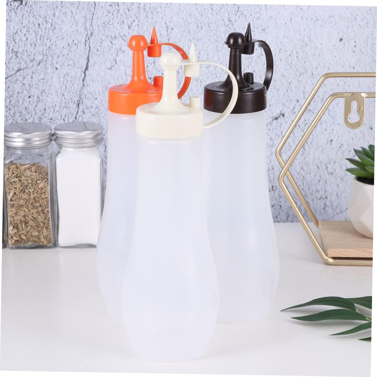 Alipis 3 Pack Condiment Squeeze Bottles