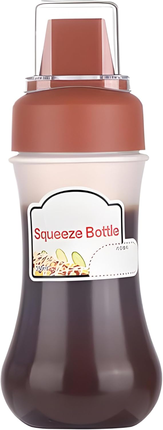 Red 5 Holes Condiment Dispenser Squeeze Bottle
