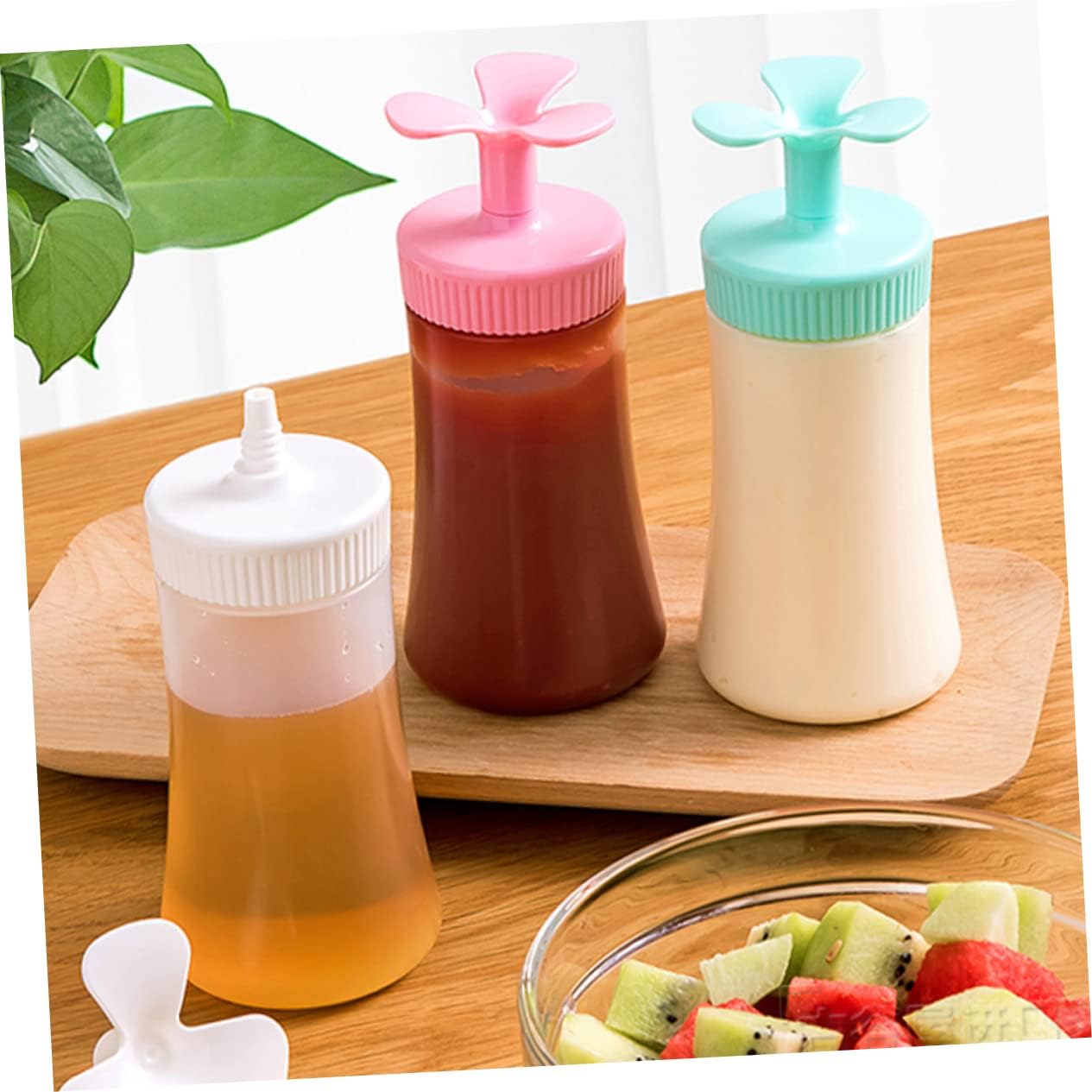 CIYODO Squeeze Bottle for Ketchup Mustard Dressing