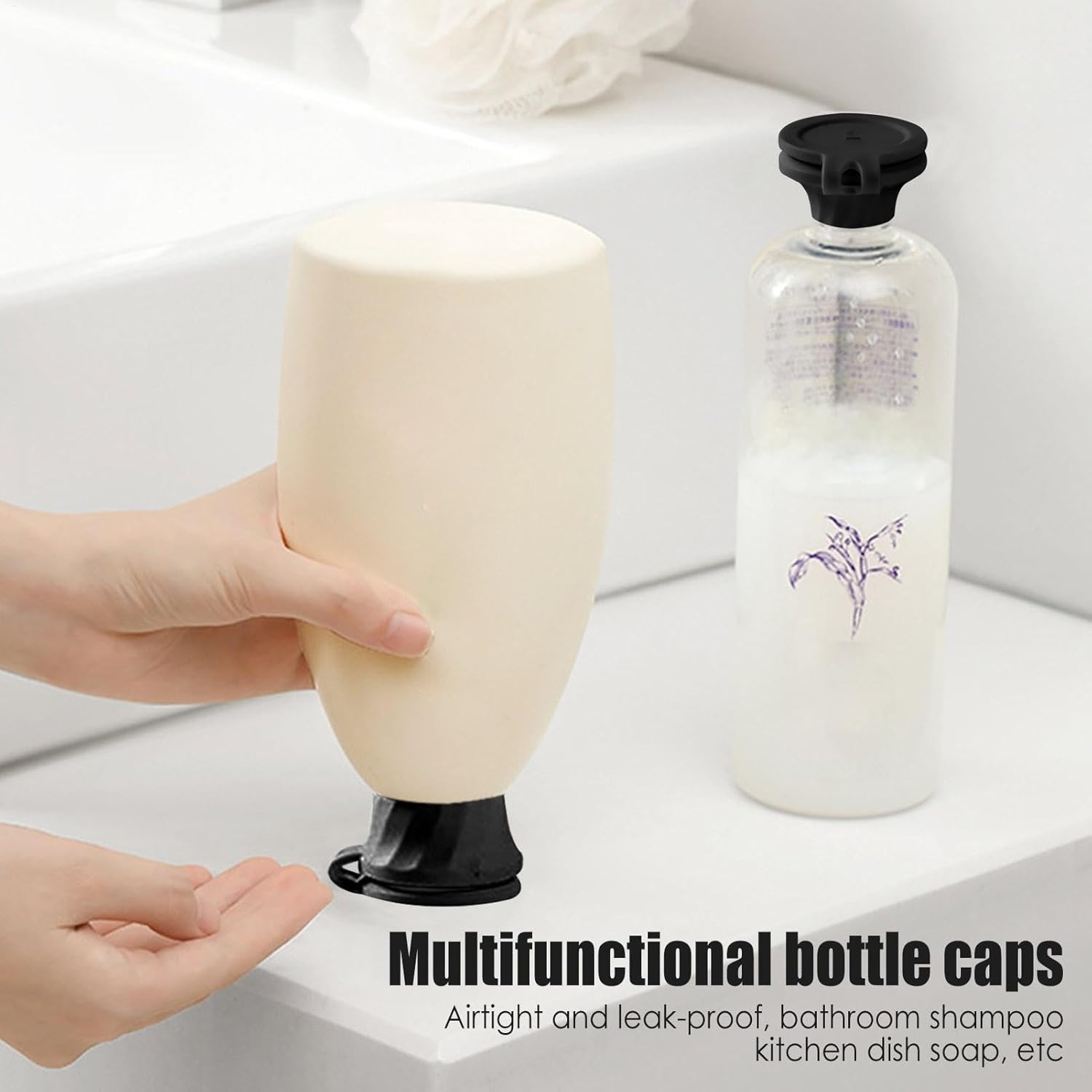 Inverted Caps Flipping Bottle Set - 6Pcs Liquid Extraction Cap Kit
