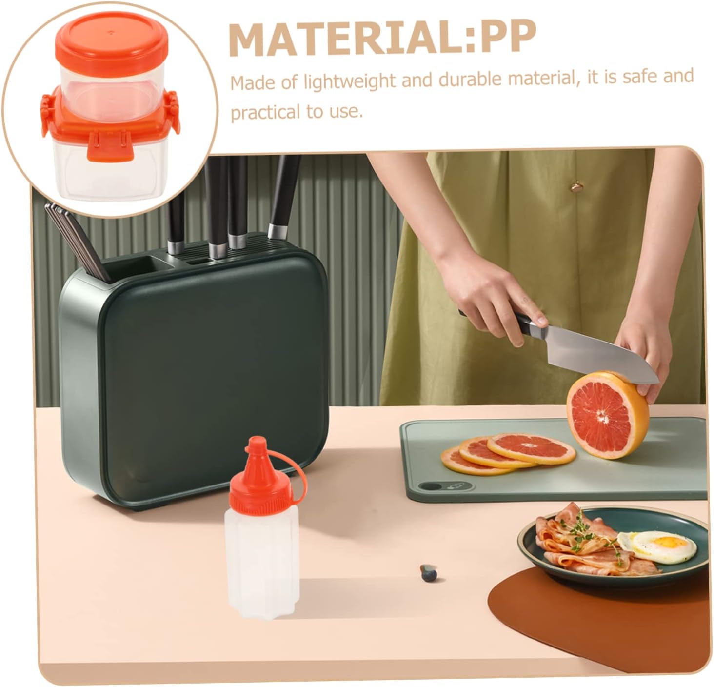 COLLBATH Sauce Bottle Set for Home BBQ and Kitchen Use