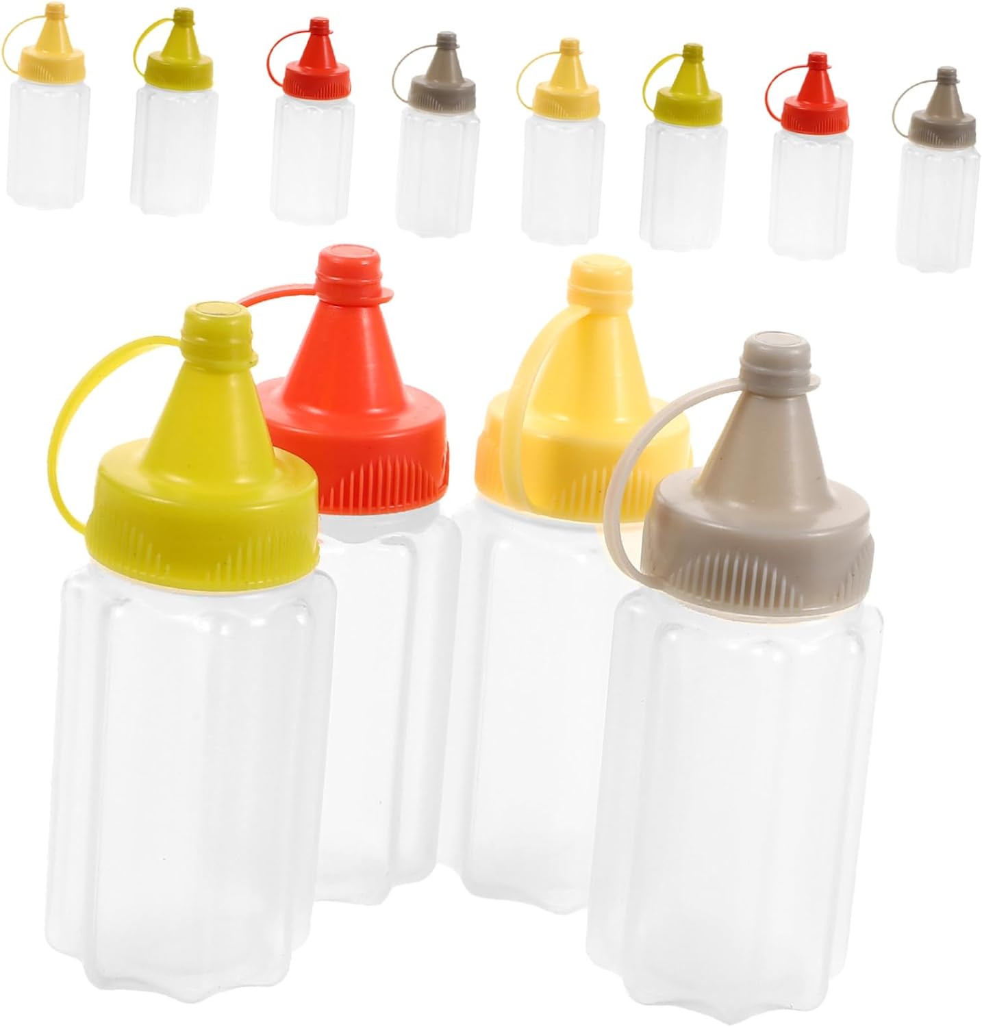 CIYODO 12pc Mini Condiment Squeeze Bottles Set