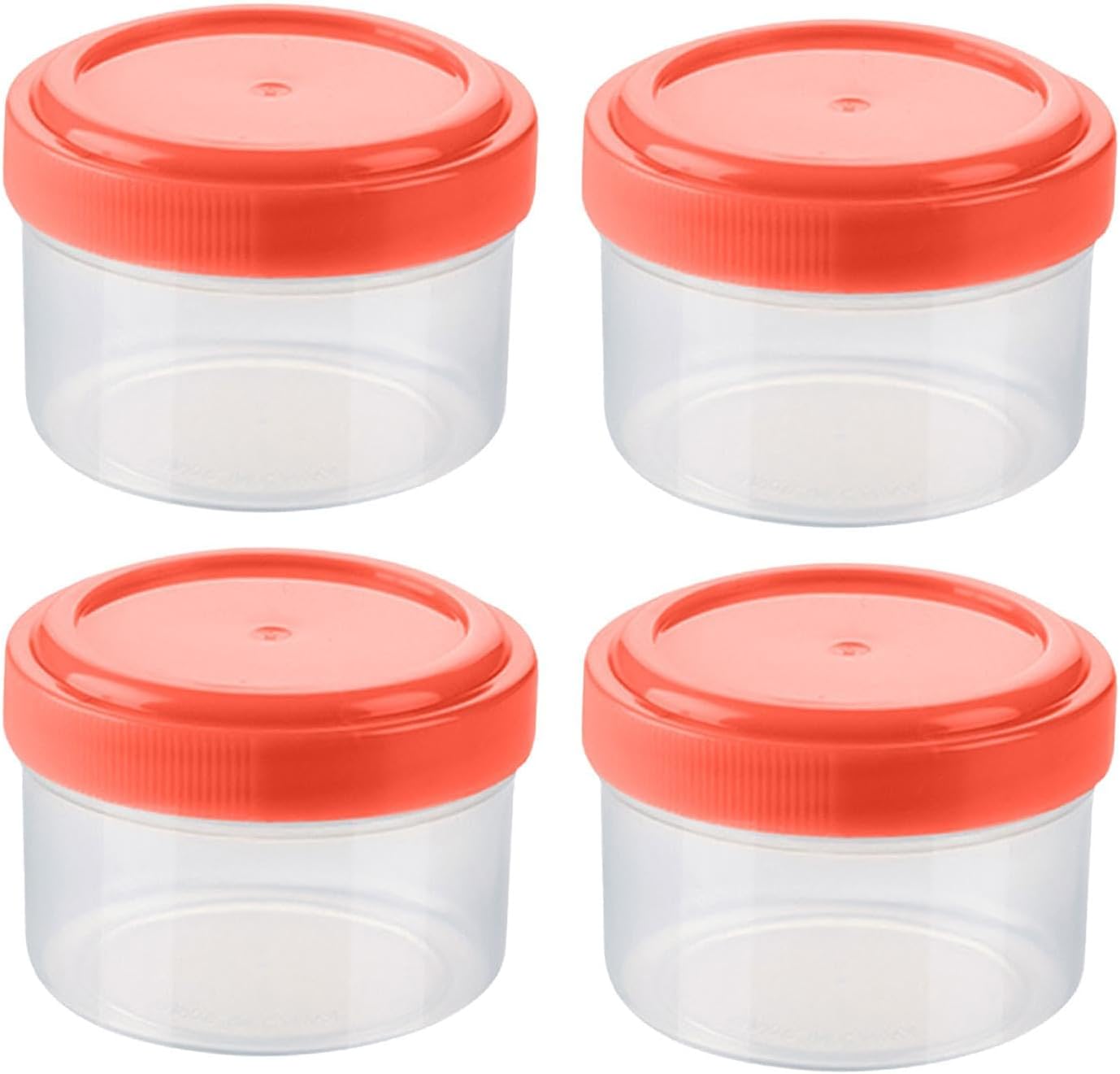 Portable Clear Seasoning Bottles Set with Leakproof Lids