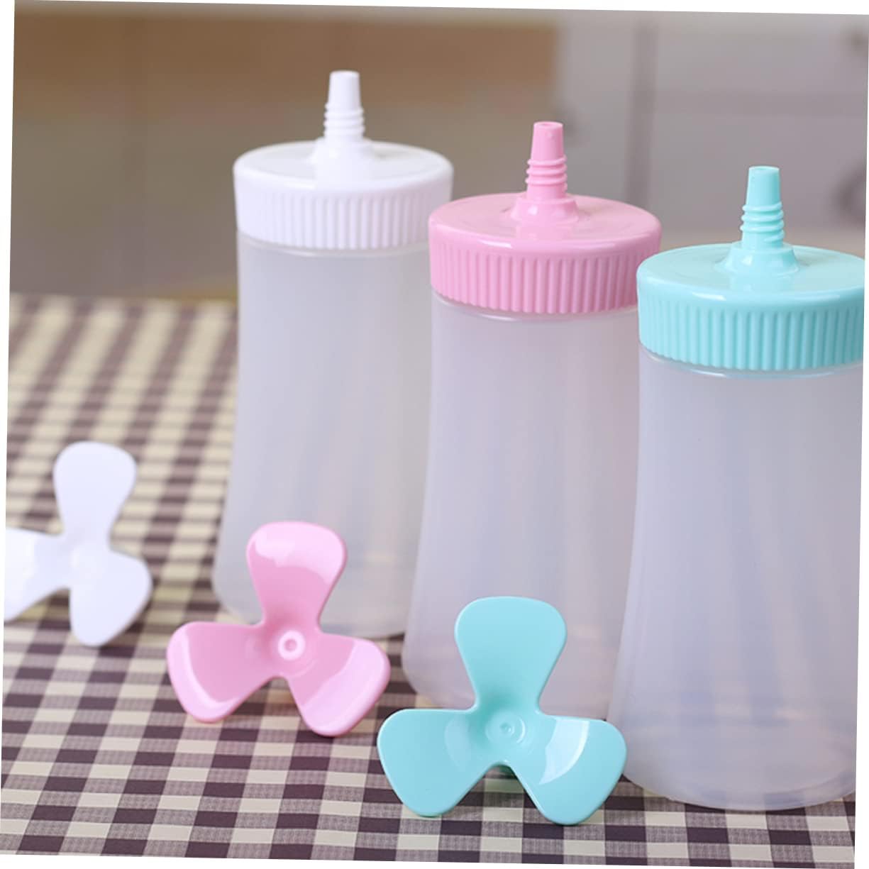 Zerodeko Condiment Squeeze Bottles Set for Kitchen Use