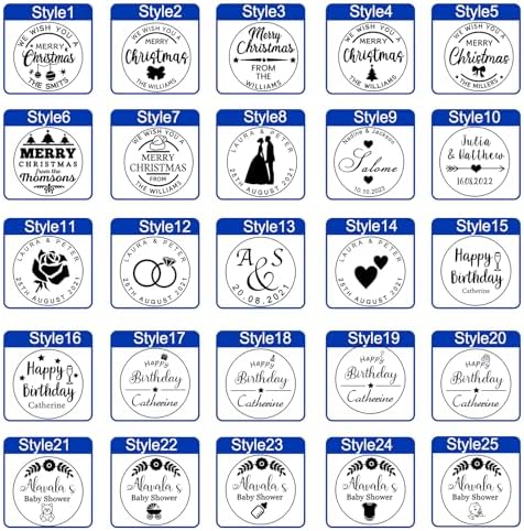 Amlion Custom Christmas Cookie Stamp Set