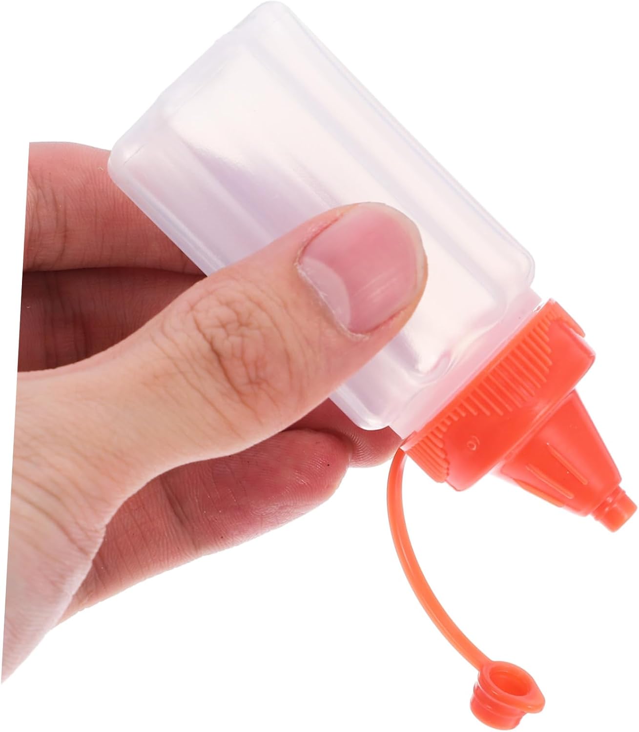 BEBEMOKO Red Condiment Squeeze Bottles Set of 4
