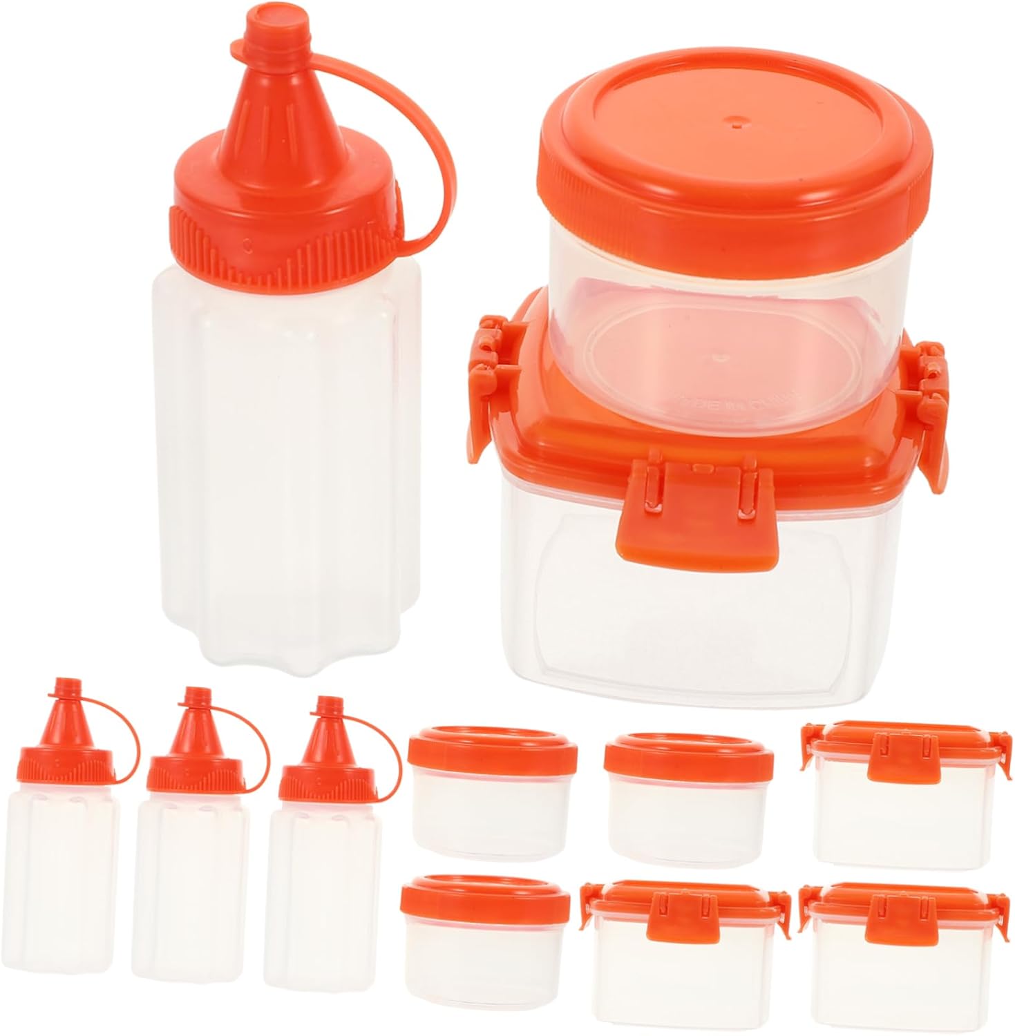 BRIGHTFUFU Condiment Squeeze Bottles Set