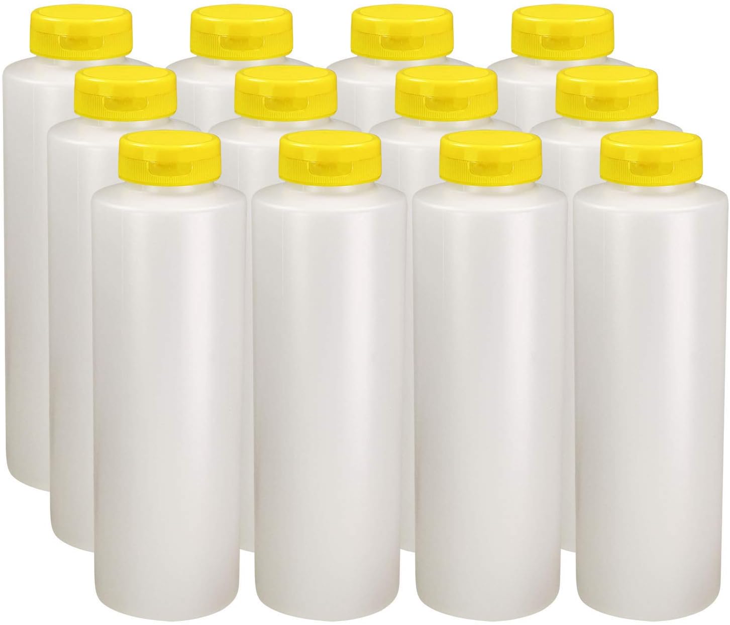 Pinnacle Mercantile 16 oz Condiment Squeeze Bottles Set of 12 1