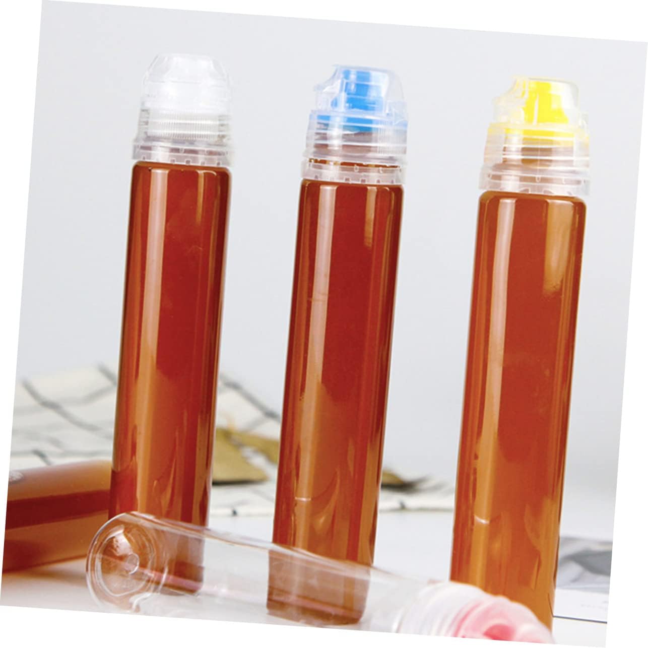 HOLIDYOYO 4PCS Storage Jars with Lids for Makeup and Food
