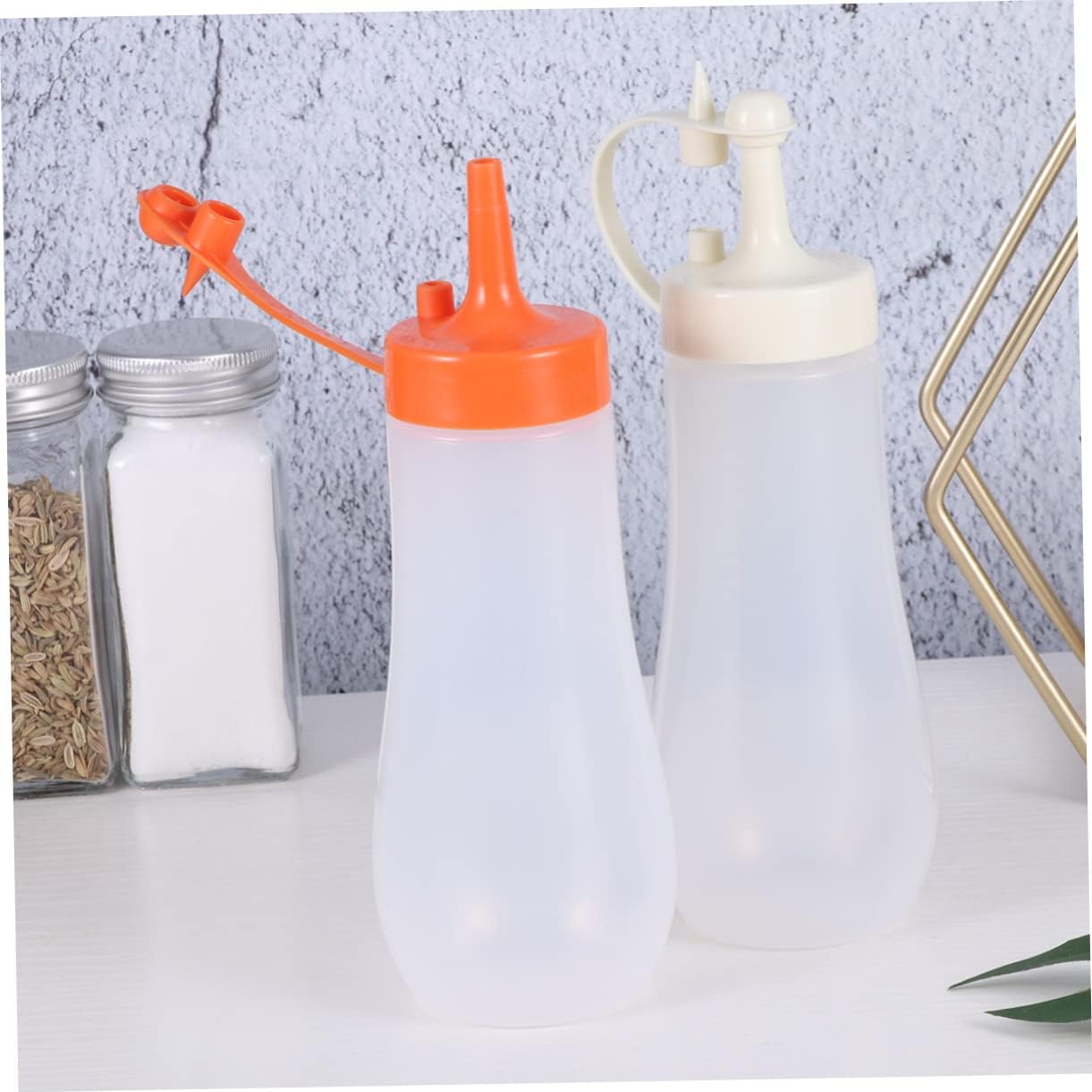 PAMINGONO 3-Piece Condiment Squeeze Bottles Set 1