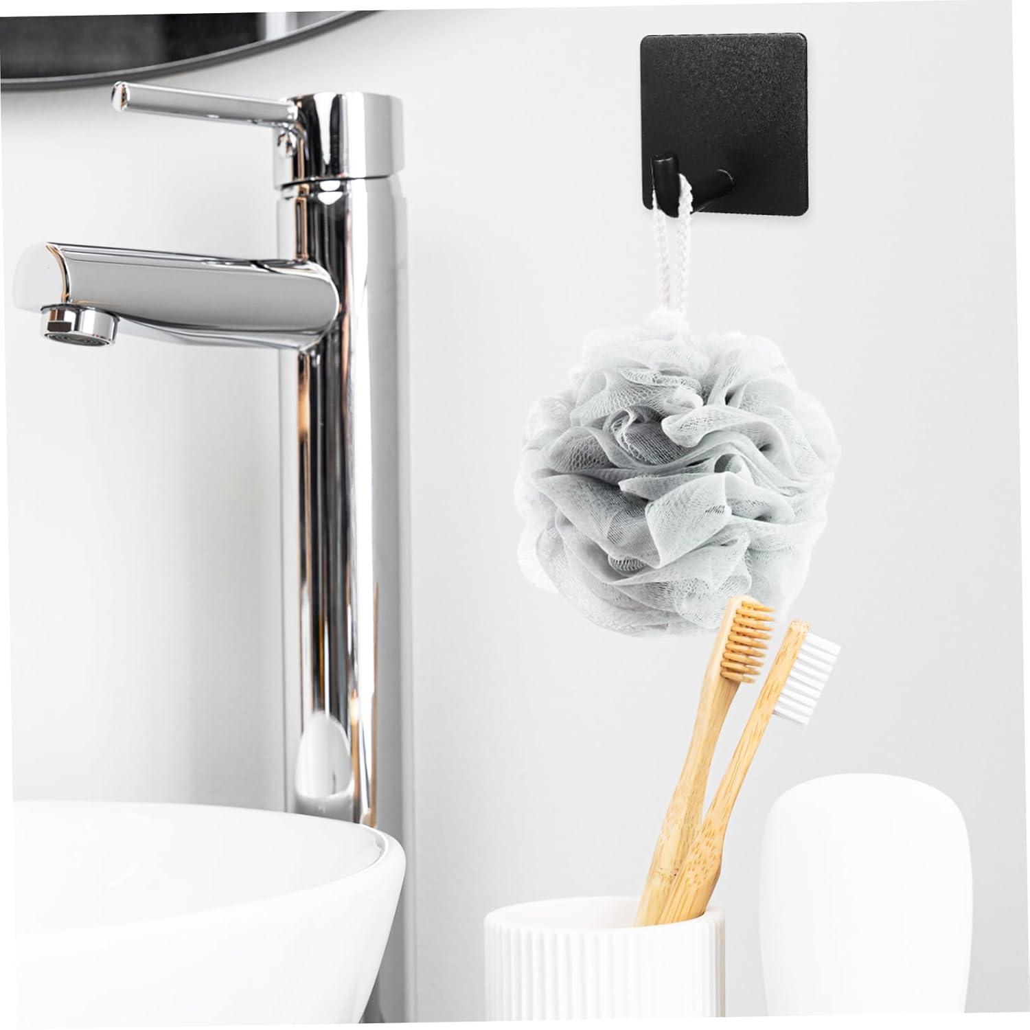 4PCS Adhesive Towel Hooks for Wall