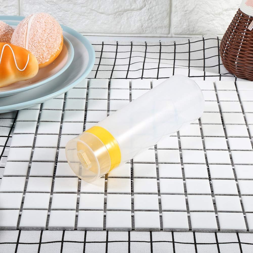 TITA-DONG 4 Hole Condiment Squeeze Bottle 300ml Food Grade Resin Ketchup Dispenser