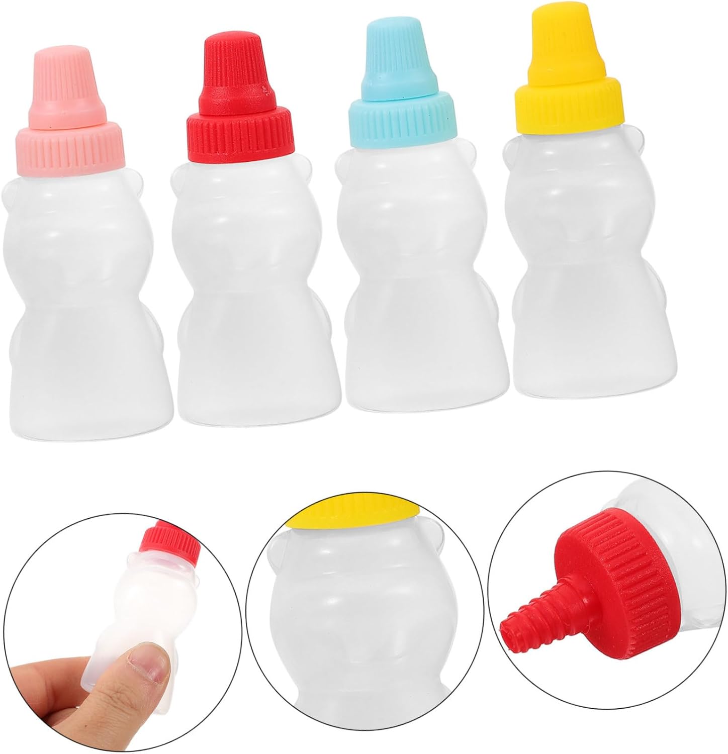 Bear Shaped Mini Sauce Bottles for Kitchen Use 1