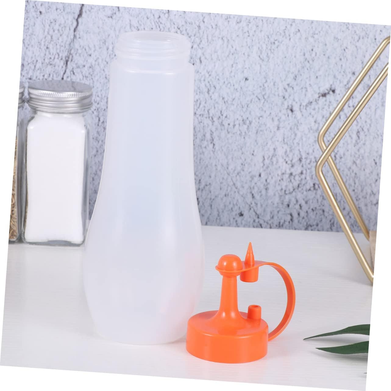 Cabilock Reusable Condiment Squeeze Bottles Set of 3