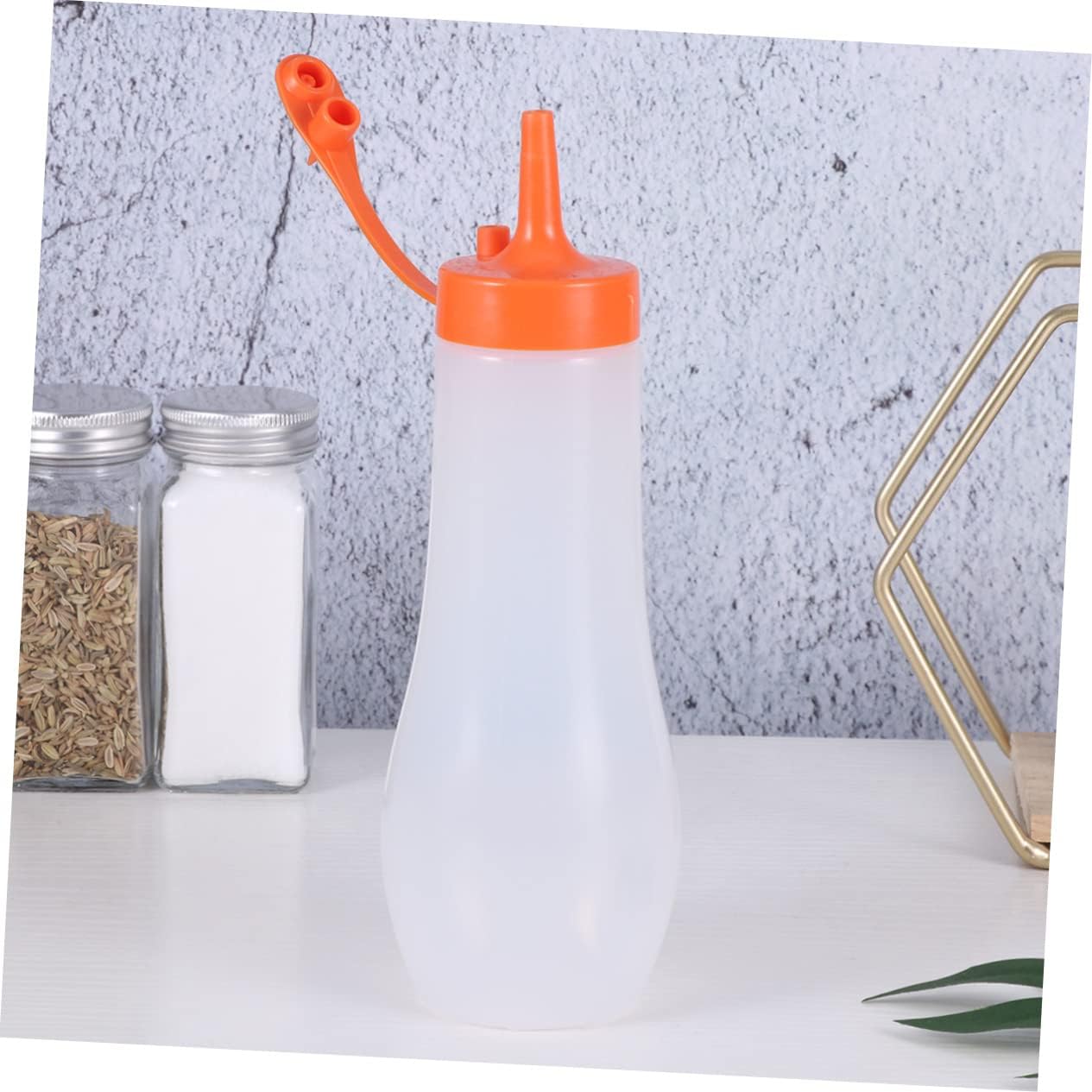 Cabilock Reusable Condiment Squeeze Bottles Set of 3