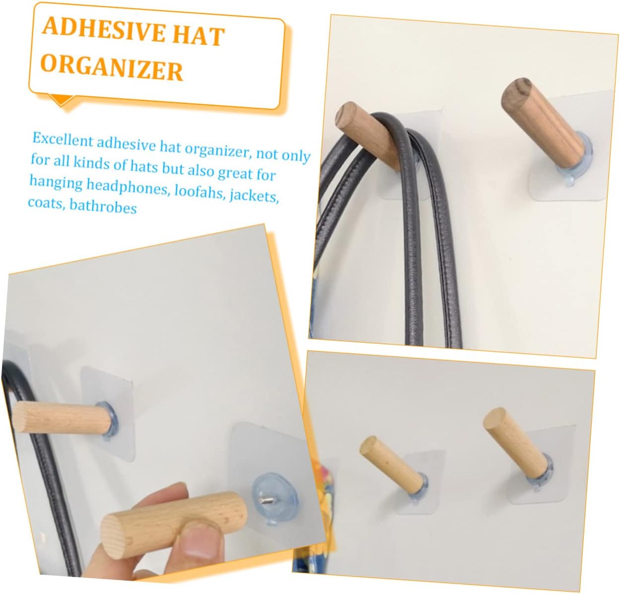 KITANDOVE 6pcs Utility Hooks Heavy Duty