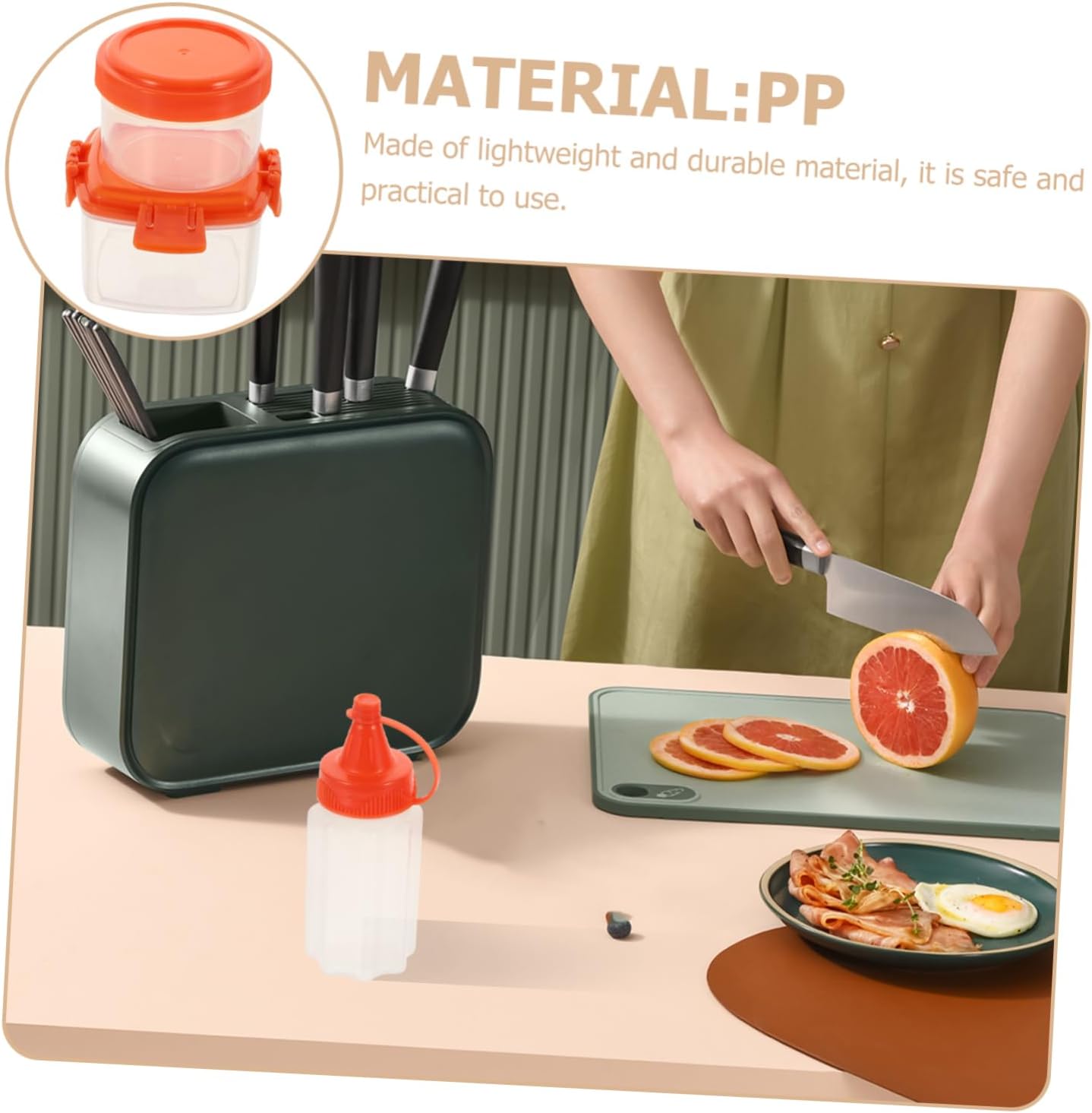 Mikinona 12-Pack Square Sauce Bottles with Lids