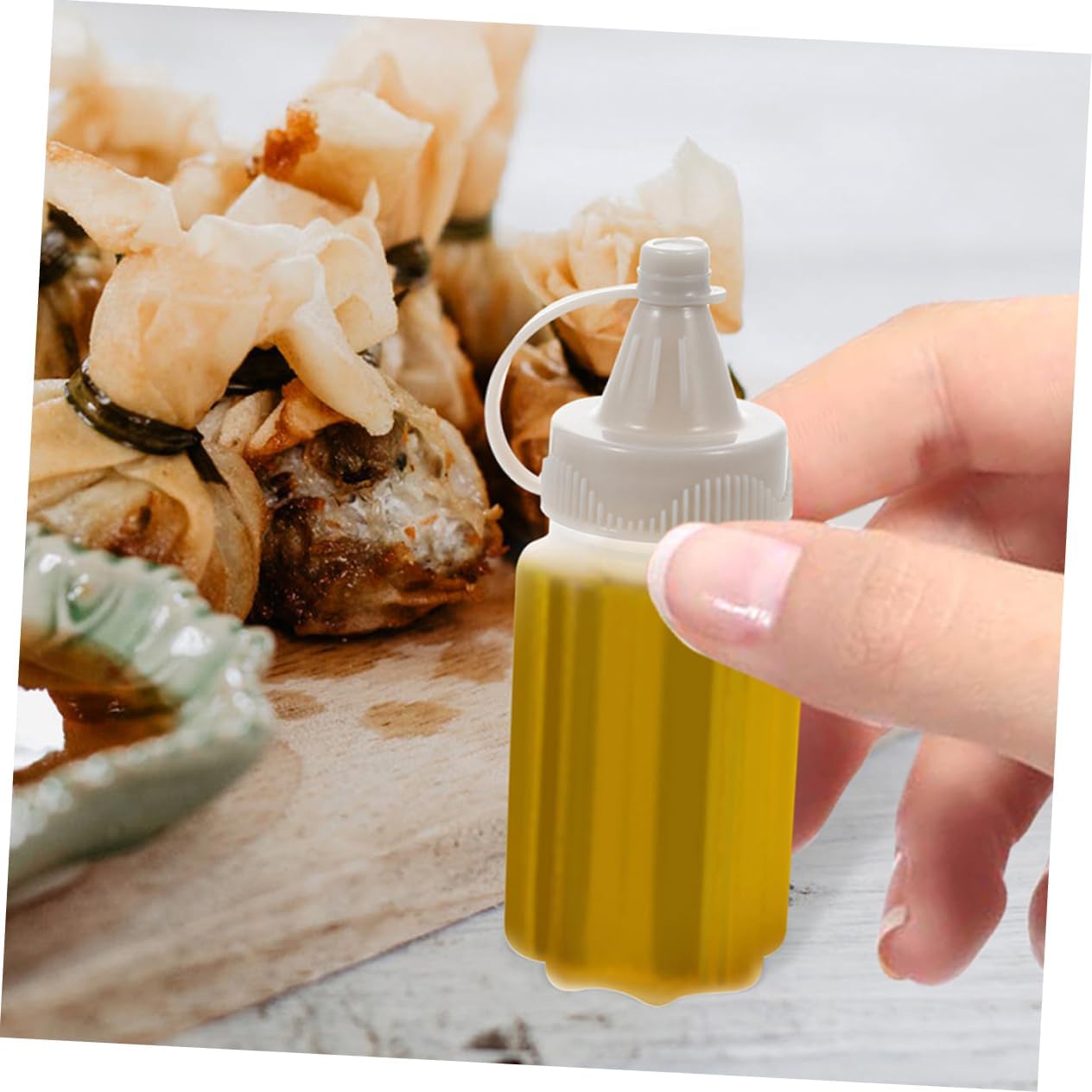 12 Pack Reusable Mini Sauce Squeeze Bottles
