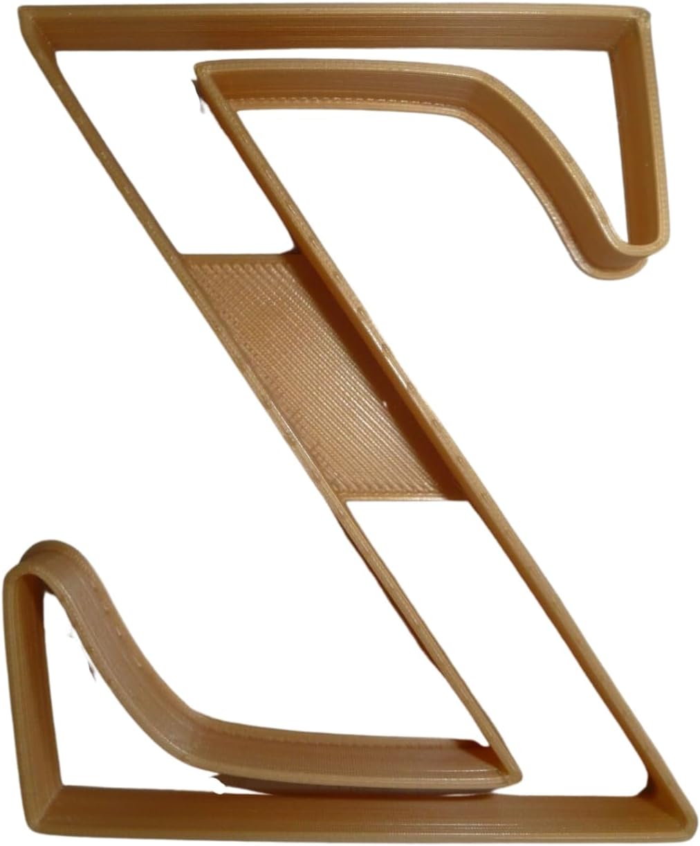 Zeta Greek Letter Cookie Cutter Made in USA