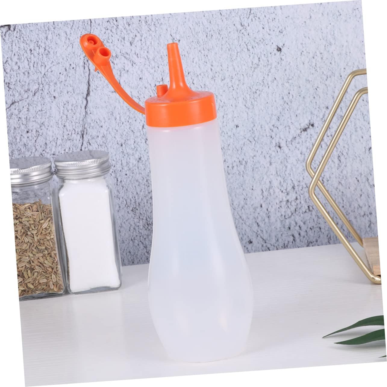 PRETYZOOM 3-Piece Condiment Squeeze Bottles Set