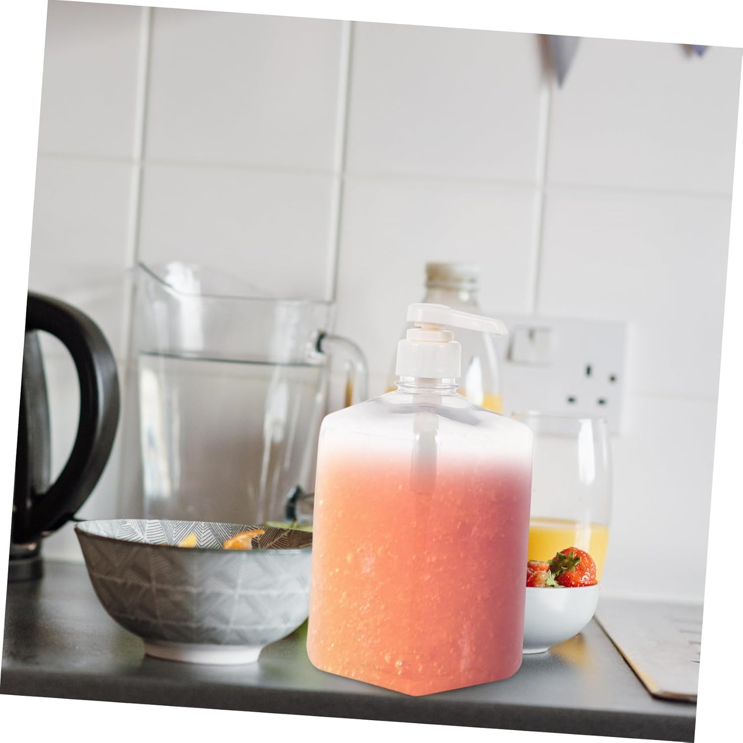 CIYODO 1600ml Transparent Sugar Dispenser Squeeze Bottle